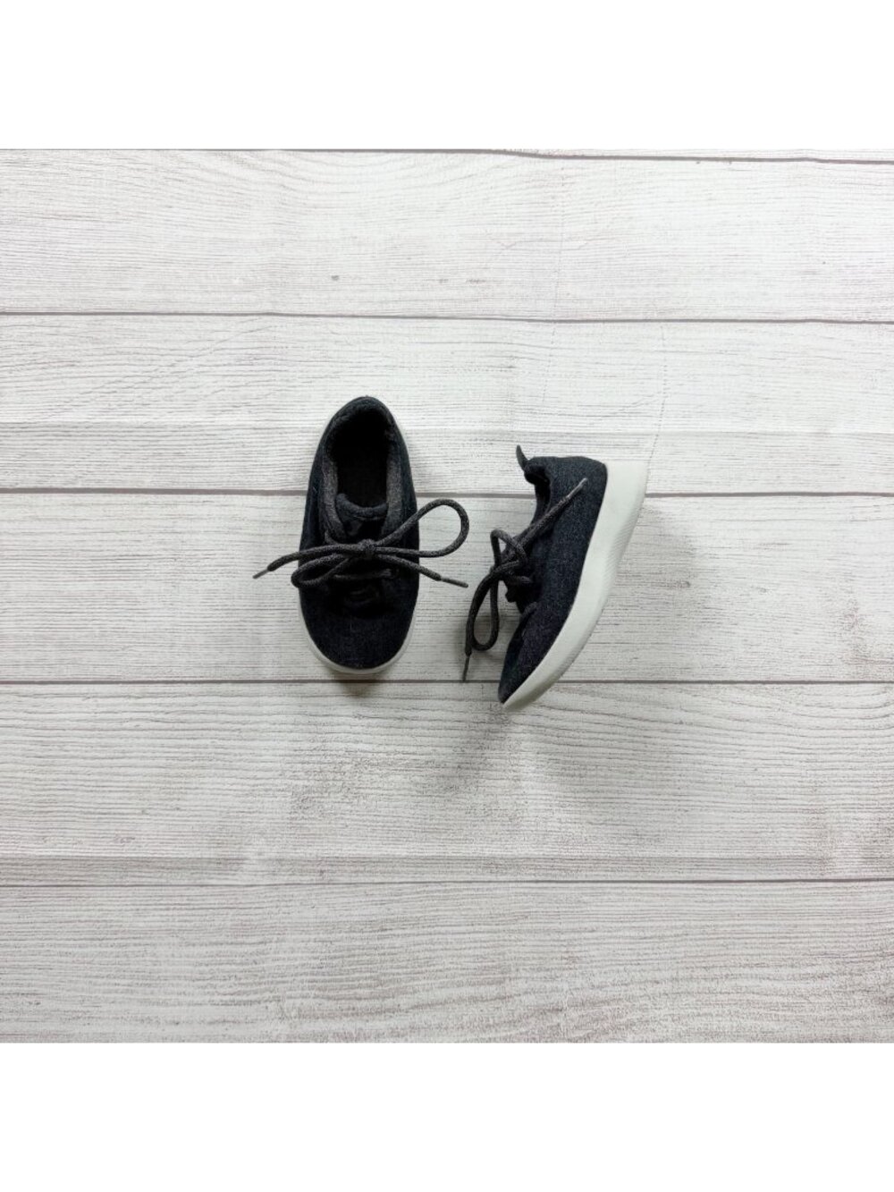 Allbirds Small Birds Wool Runner Toddler Shoes Casual Gray Lace Up US 7